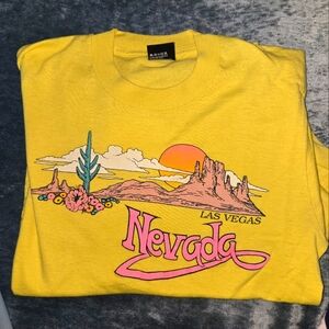 True Vintage Las Vegas Navada desert scene t-shirt, size Small